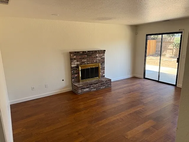 Family room fireplace (ground floor)