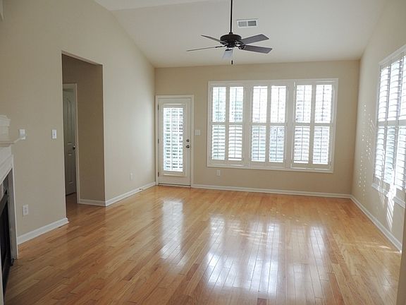 Living room with fireplace