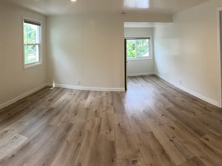 Panoramic photo of living room