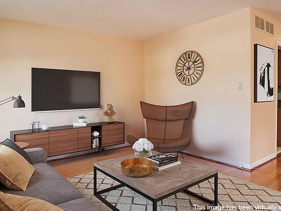 Living room area (virtually staged)