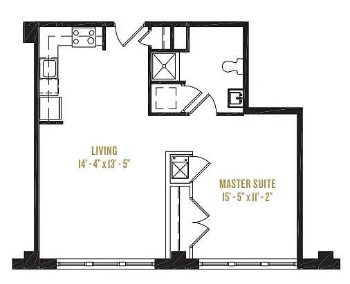 Floor plan Aero Flat