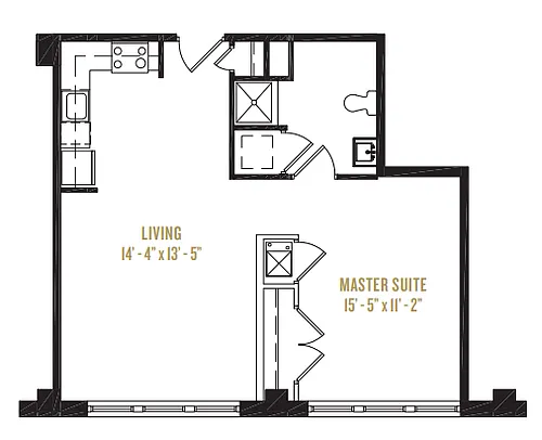Floor plan Aero Flat
