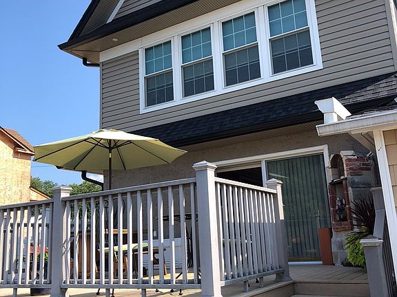 Back deck on canal