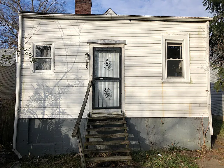 Rear of the house.