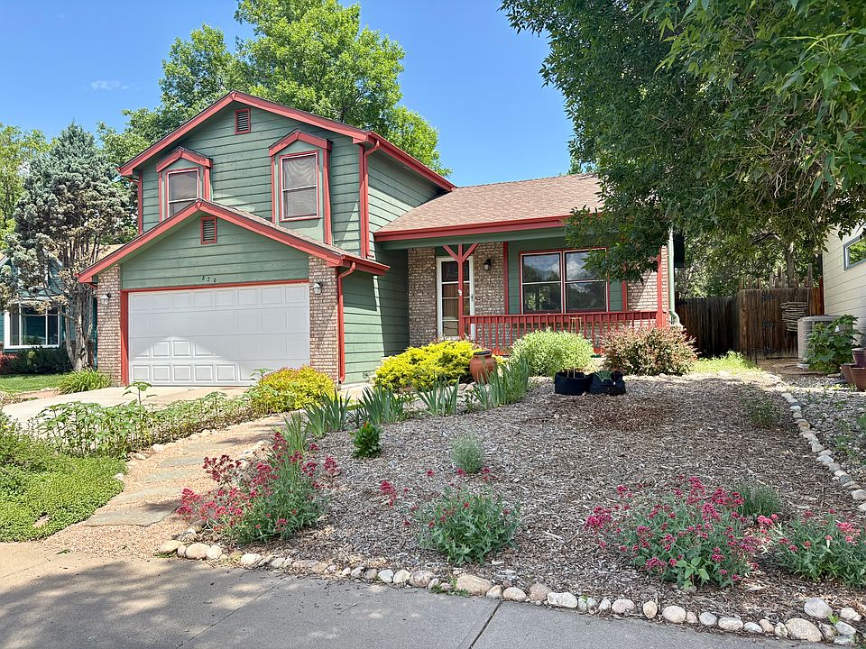 Front of house showing xeriscaped front yard