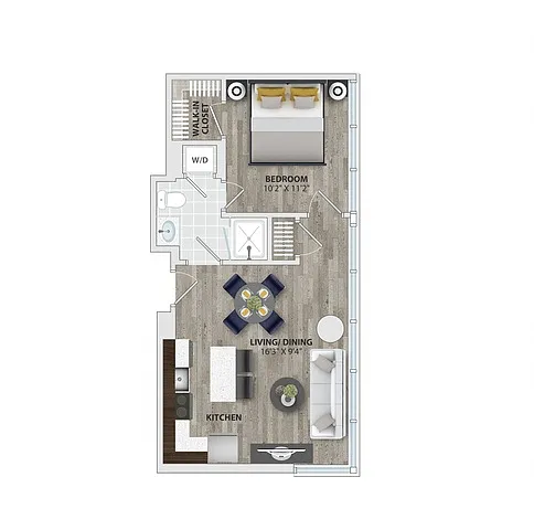 Floor plan 1B7