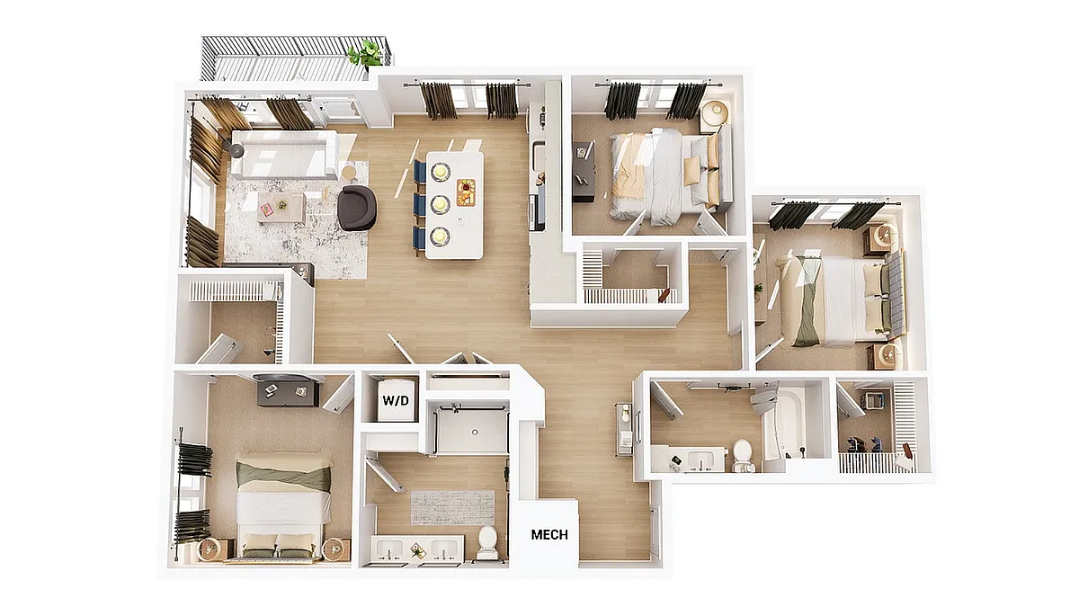 Floor plan C1 - A