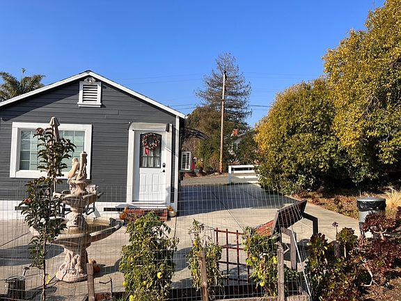 Patio and vegetable garden