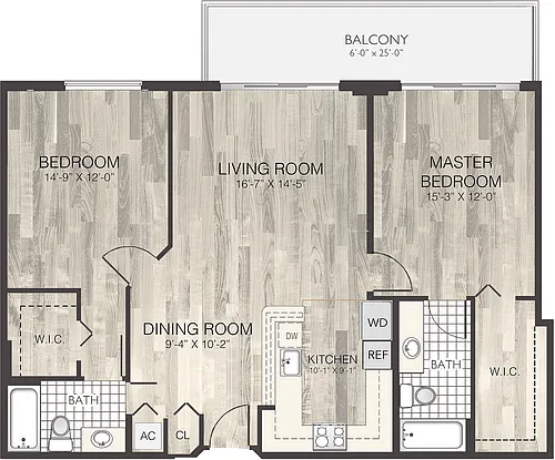 Floor plan Model D