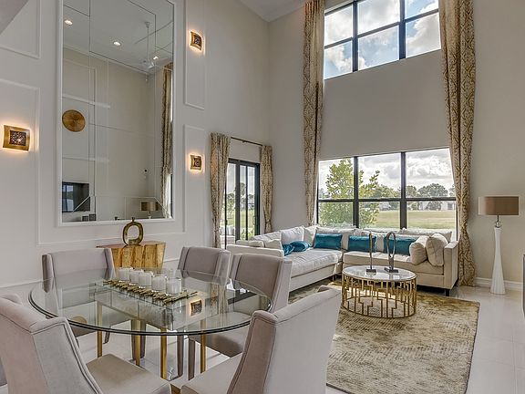 Great room with cozy dining area