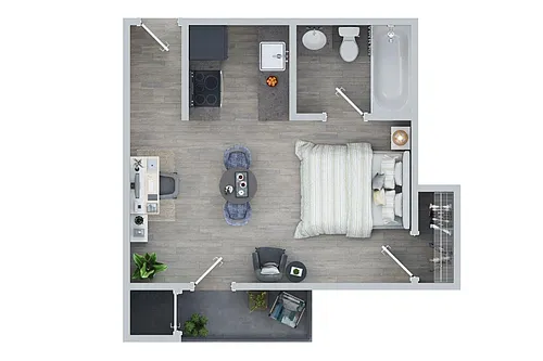 Floor plan Studio