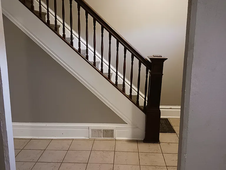 Stairs to the upper level.