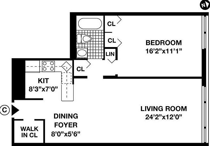1st image of 355 S End Ave APT 11C