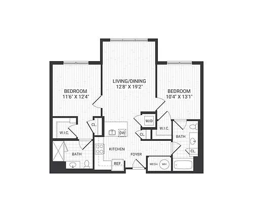 Floor plan B2