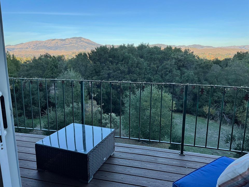 View of Mount Diablo from the living room balcony.