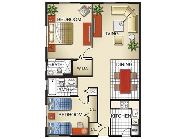 Floor plan Model B