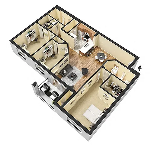 Floor plan The Magnolia