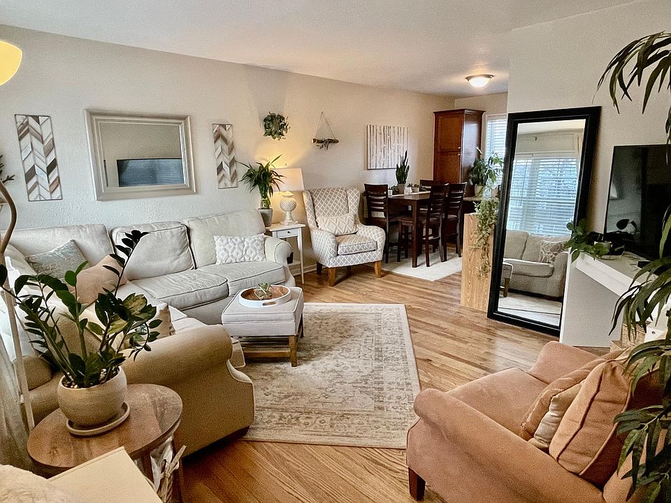 Open living room with natural light