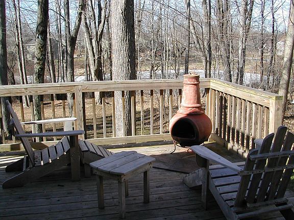 Lower Deck and backyard