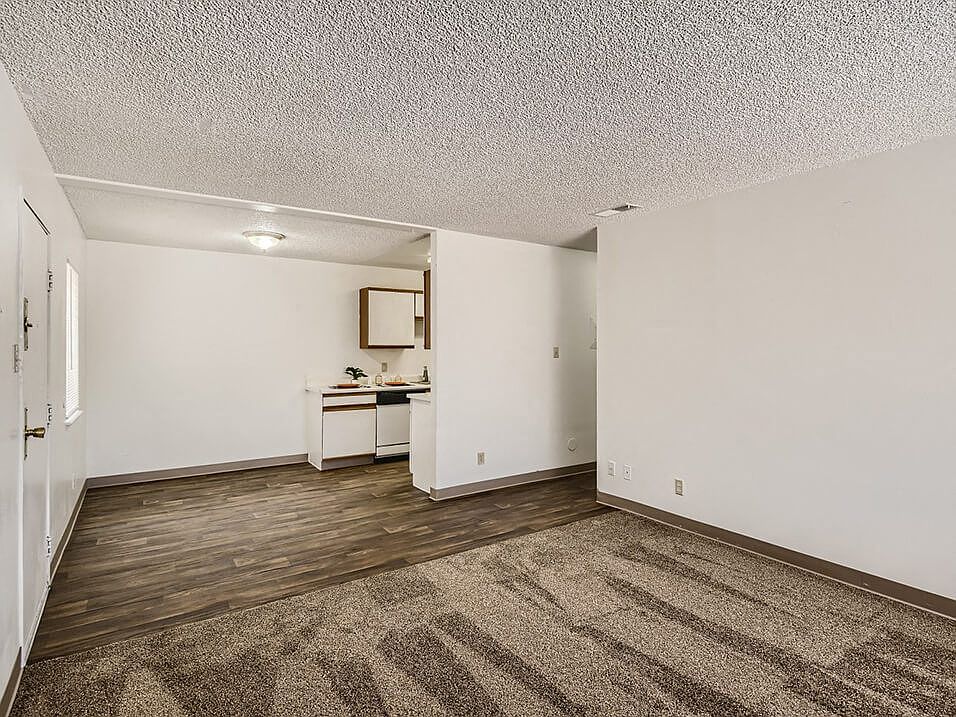 Connected Living and Dining Area