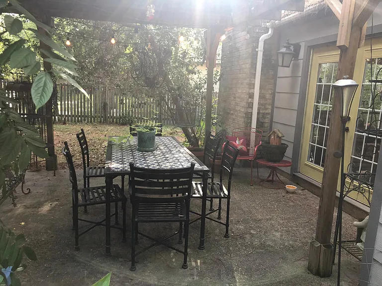 Back Patio with Pergola and Dining Area. Perfect for outdoor