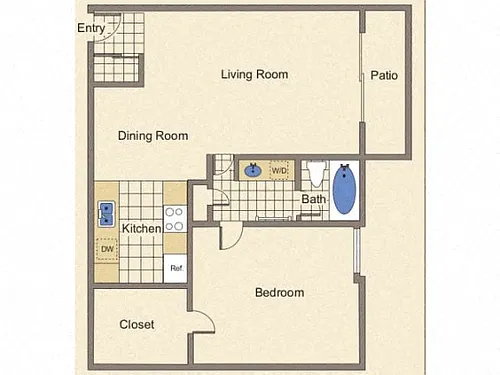 Floor plan Shiraz Renovated