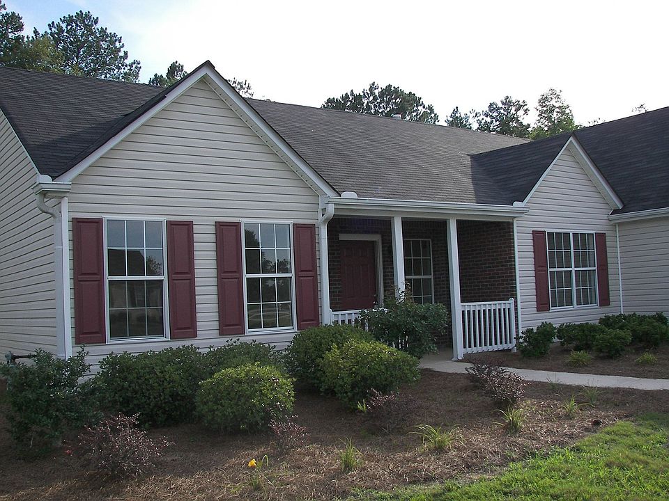 Brick Entrance and Covered Porch
