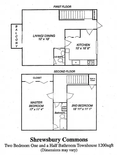 Floor plan Townhouse