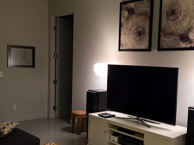 Office/Media Room with double pullout sofabed and private bath
