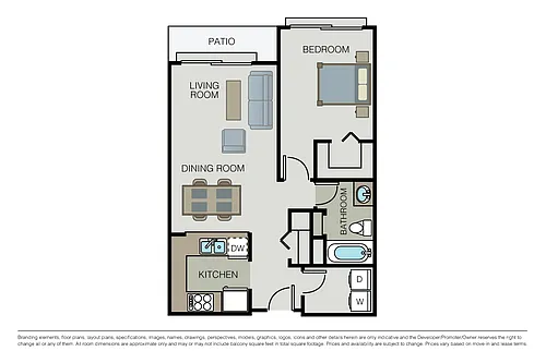 Floor plan Plan 1C