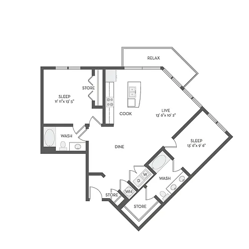 Floor plan B3