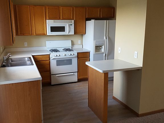 Kitchen with new flooring