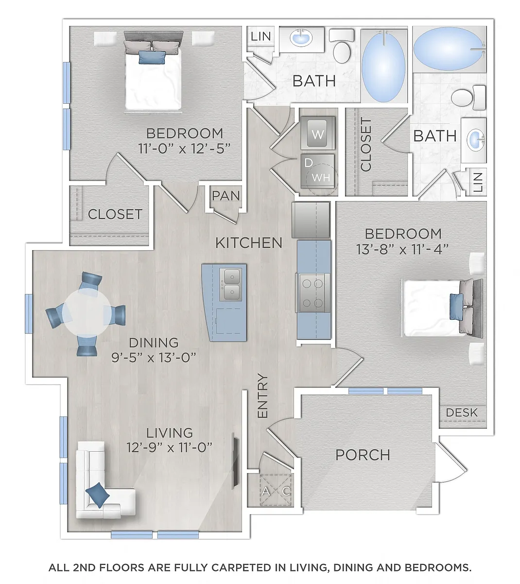Floor plan Live Oak (B1)