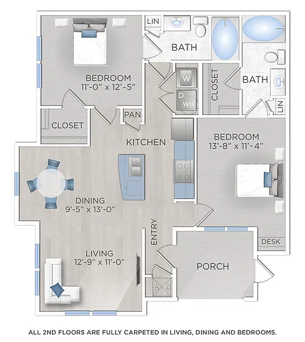 Floor plan Live Oak (B1)