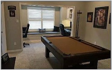 Game room / kid study area