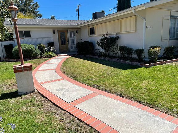 Custom walkway to front door