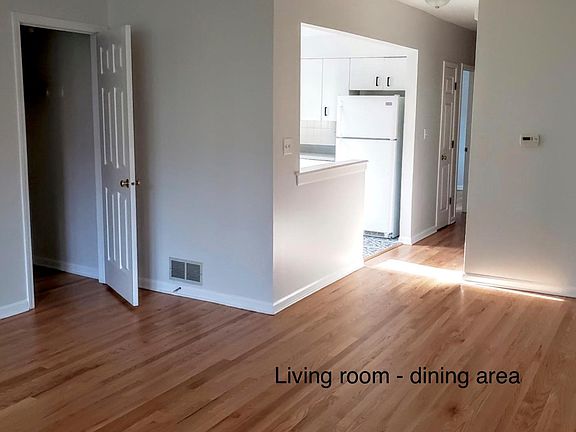 Living room, dining area looking toward kitchen