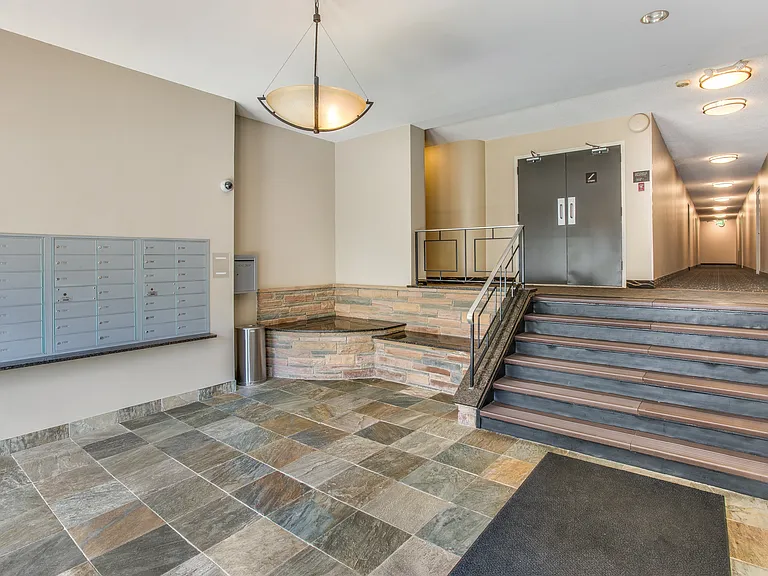 Mail room and lobby