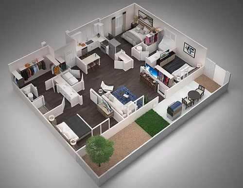 Floor plan 3 Bedroom