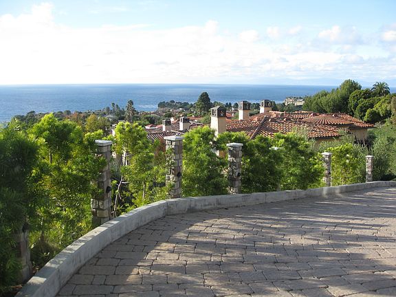 View from driveway