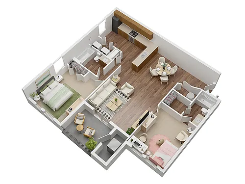 Floor plan Wrigley