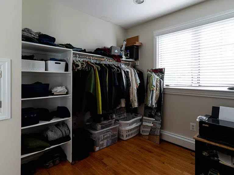 Walk in master closet