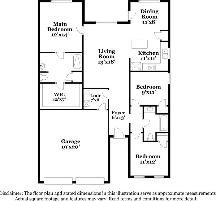 3 bed, 2.0 bath, 1316 sqft, $1,925 — Photo 2