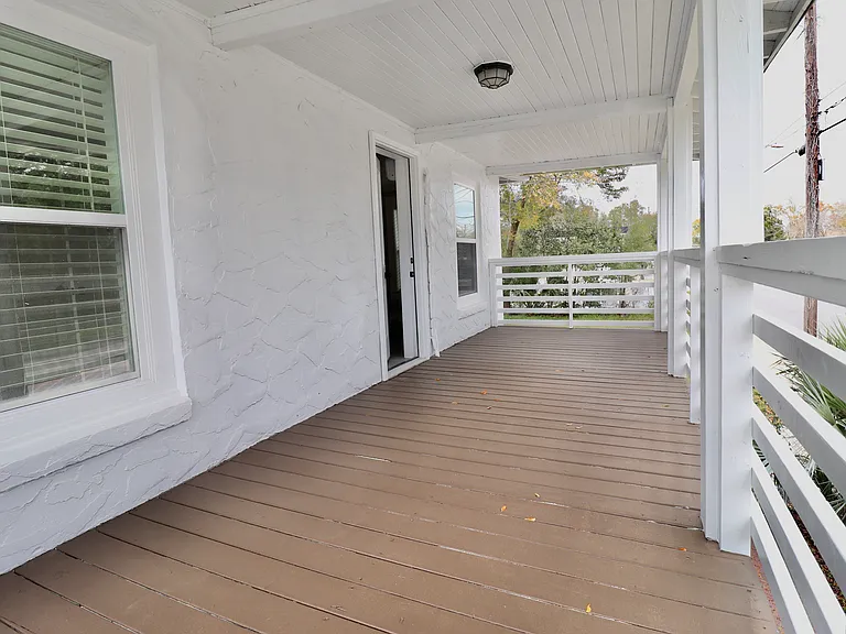 front balcony