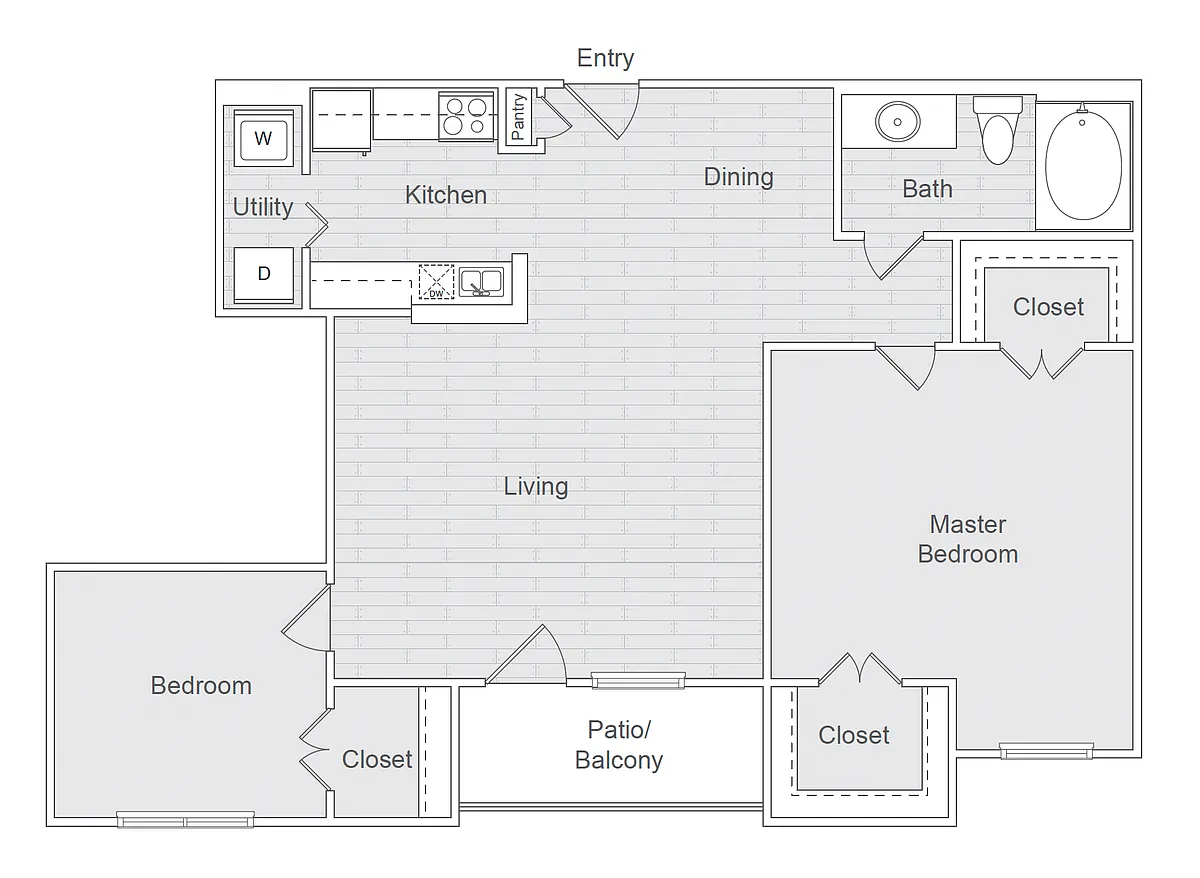 Floor plan B1A