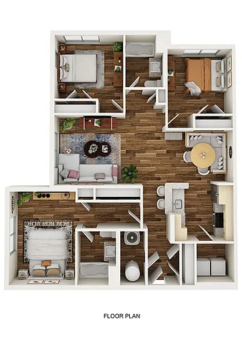 Floor plan 3B2B