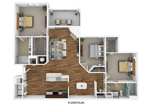 Floor plan Magnolia - Renovated