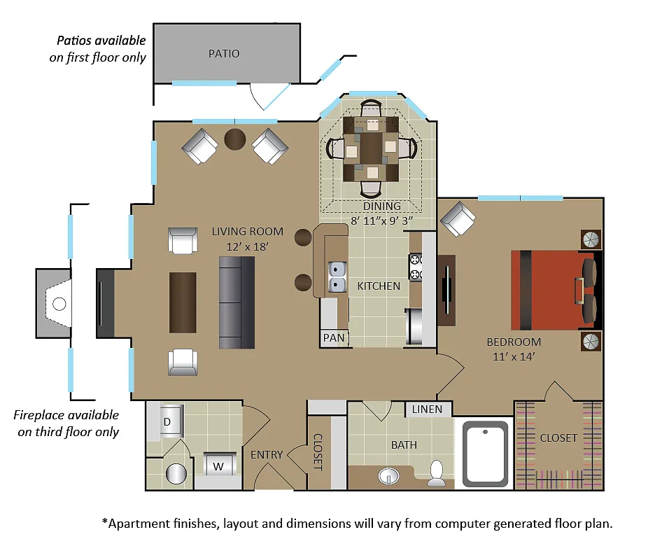 Floor plan A2a