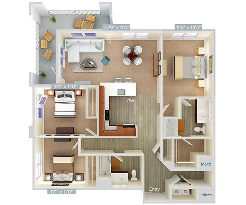 Floor plan C2-2-1394