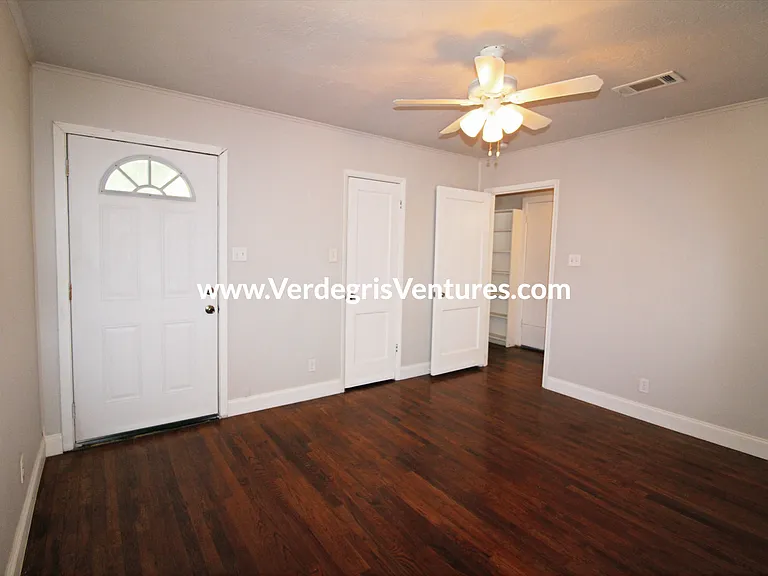 Bedroom 2 with the private entry